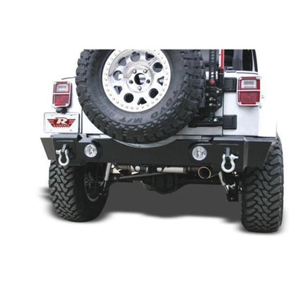 Rampage 2007-2018 Jeep Wrangler(JK) Recovery Bumper Rear - Black