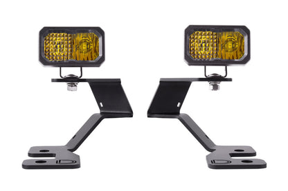 Diode Dynamics 2021 Ford Bronco Stage Series 2in LED Ditch Light Kit - Sport Yellow Pro Combo