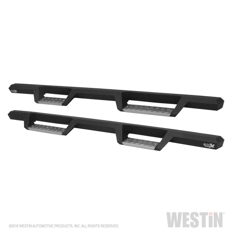 Westin 05-20 Toyota Tacoma Double Cab HDX Stainless Drop Nerf Step Bars - Textured Black