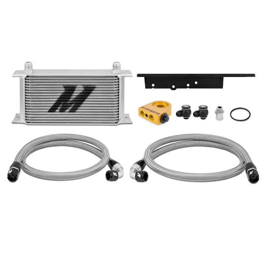 Mishimoto Thermostatic Oil Cooler Kit (Silver) - Nissan 350Z / Infiniti G35