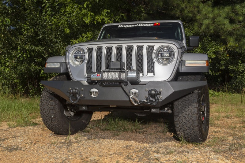 Rugged Ridge Spartan Front Bumper SE W/O Overrider 18-20 Jeep Wrangler JL/JT