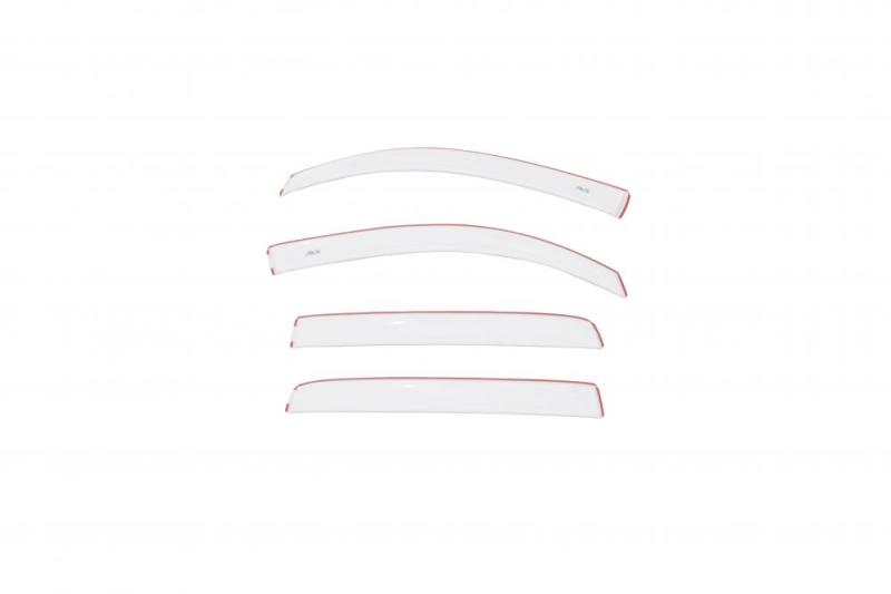 AVS 16-18 Toyota Tacoma Access Cab Low Profile Color Match Ventvisors 4pc - Super White