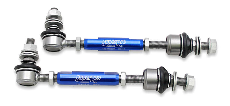 SuperPro Lexus GX470 Base Rear HD Adjustable End Link Set - 12mm Studs