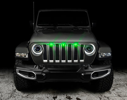 Oracle Pre-Runner Style LED Grille Kit for Jeep Wrangler JL - Green