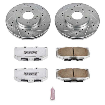 Power Stop 89-96 Nissan 300ZX Front Z26 Street Warrior Brake Kit