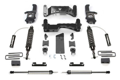 Fabtech 16-19 Toyota Tundra TRD PRO 4WD 4in Perf. System w/DL 2.5 Resi Coilovers & Rear DL Shocks