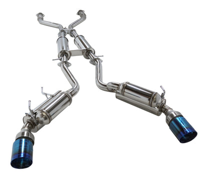 HKS 09+ 370z Dual Hi-Power Titanium Tip Catback Exhaust (requires removal of emissions canister shield)