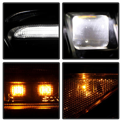 Spyder 16-20 Toyota Tacoma Halogen Model Only High-Power LED Headlights - Black PRO-YD-TT16HALAP-BK