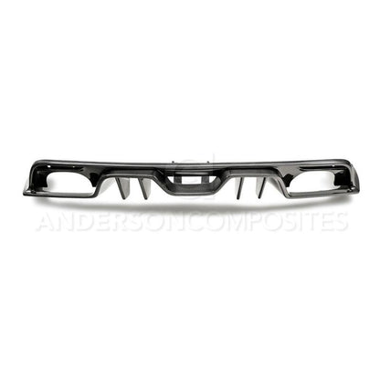 Anderson Composites 15-17 Ford Mustang Type-AR Rear Diffuser Quad Tip