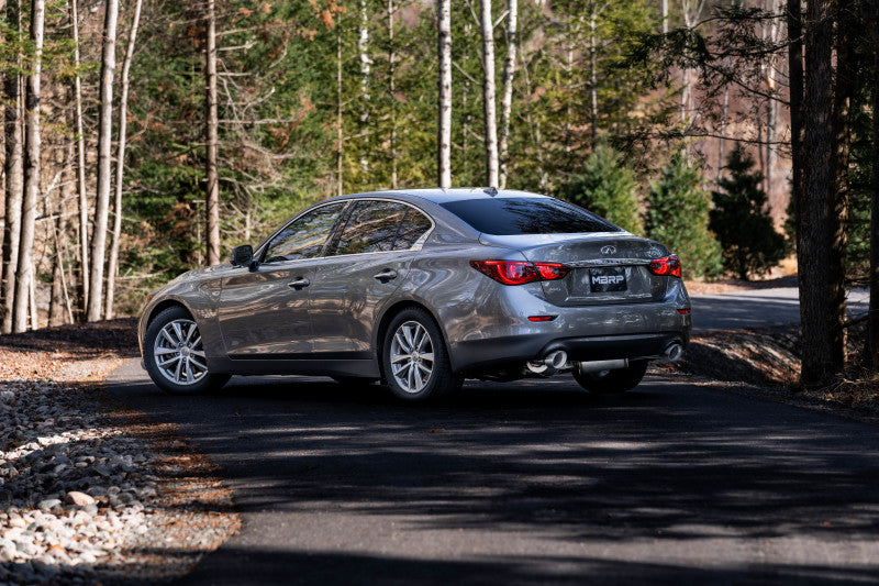 MBRP Pro Touring Series 3" Cat-Back Exhaust System (Resonated) - Infiniti Q50