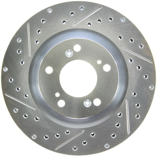 StopTech Select Sport 2000-2009 Honda S2000 Drilled and Slotted Front Right Brake Rotor