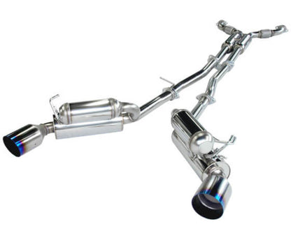 HKS Dual Exit Hi-Power Titanium Tip Catback Exhaust System - Infiniti G35 Coupe 03-07