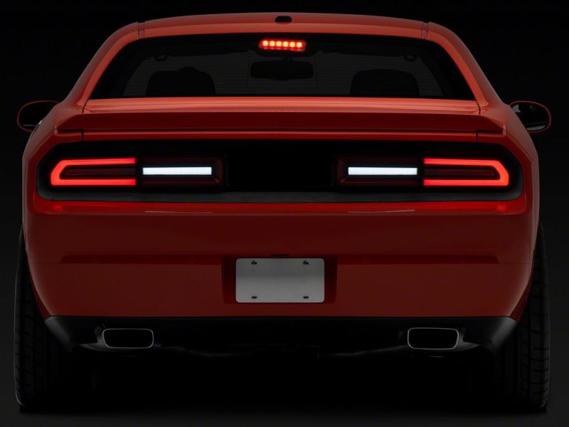 Raxiom 08-14 Dodge Challenger LED Tail Lights- BlkHousing Red Lens