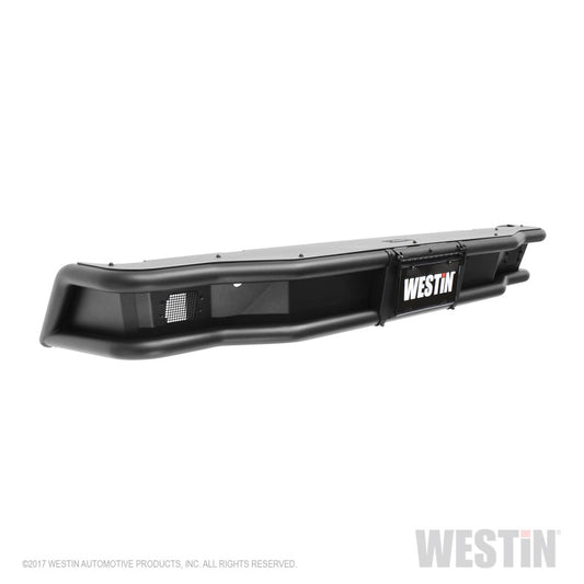 Westin 16-20 Toyota Tacoma Outlaw Rear Bumper - Textured Black