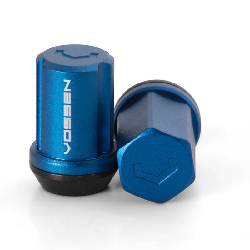 Vossen 35mm Lug Nut - 12x1.5 - 19mm Hex - Cone Seat - Blue (Set of 20)