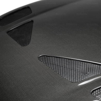 Seibon 93-98 Toyota Supra (JZA80L) TR Style Carbon Fiber Hood