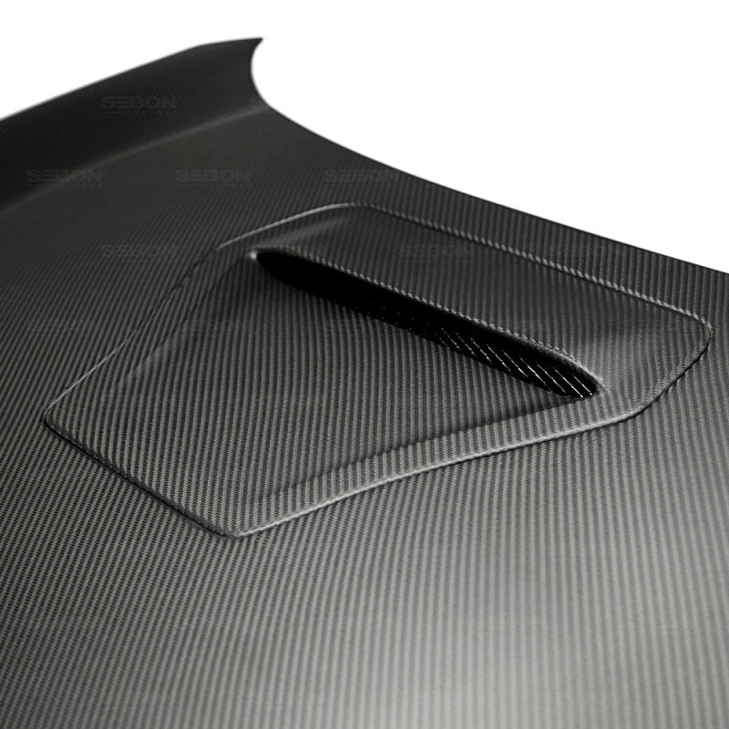 Seibon 17-18 Honda Civic Type-R OEM-Style Dry Carbon Fiber Hood