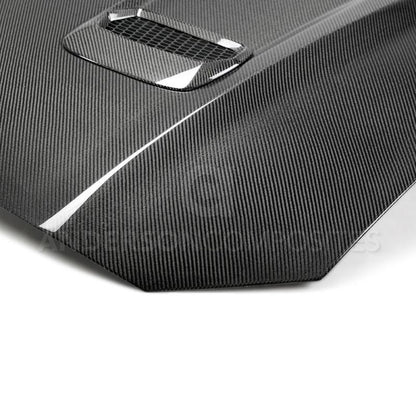 Anderson Composites 18-20 Ford Mustang Double Sided Type-OE Carbon Fiber Hood