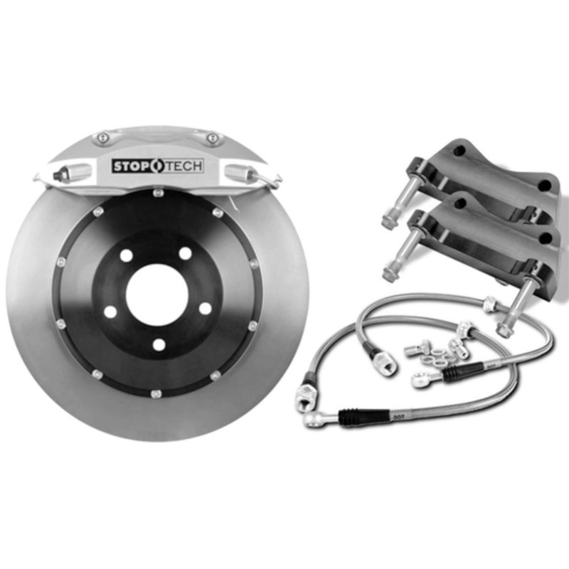 StopTech Nissan 90-96 300ZX Front Big Brake Kit Trophy ST-40 Calipers Drilled 355x32mm Rotors