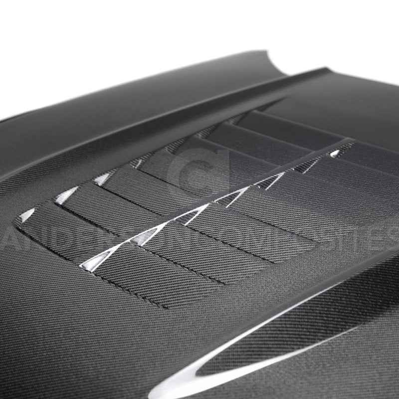 Anderson Composites 15-17 Ford Mustang Double Sided Type-GT5 Carbon Fiber Hood