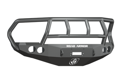 Road Armor 10-18 Ram 2500 Stealth Front Winch Bumper w/Titan II Guard - Tex Blk