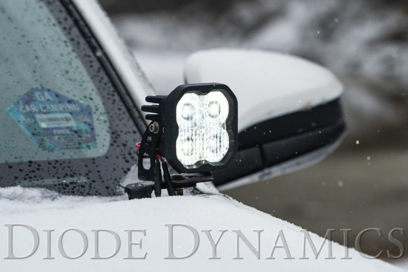 Diode Dynamics 10-21 Toyota 4Runner Stage Series 2in LED Ditch Light Kit - Sport Yellow Combo