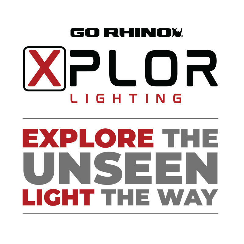 Go Rhino Xplor Bright Series Dbl Row LED Light Bar (Side/Track Mount) 41.5in. - Blk