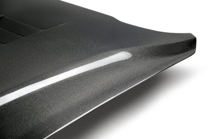 Anderson Composites 18-19 Ford Mustang Double Sided Type-GT5 Carbon Fiber Hood