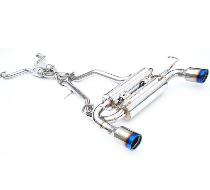 Invidia Gemini Rolled Titanium Tip Cat-Back Exhaust System - Infiniti Q60