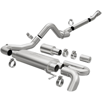 MagnaFlow 2021 Ford Bronco Overland Series Cat-Back Exhaust w/ Single Straight Driver Exit- No Tip