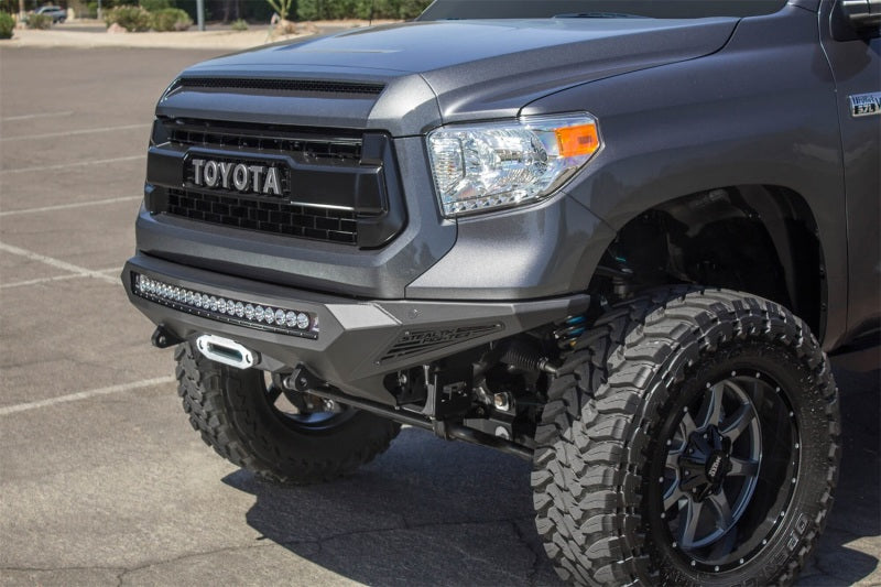 Addictive Desert Designs 14-18 Toyota Tundra Stealth Fighter Front Bumper w/Winch Mount & Sensors