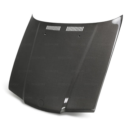 Seibon 92-98 BMW 3 Series 2dr (E36) (Exc 318) OEM Carbon Fiber Hood