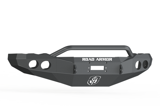 Road Armor 02-05 Dodge 1500 Stealth Front Winch Bumper w/Pre-Runner Guard - Tex Blk