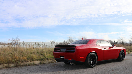 Corsa 15-17 Dodge Challenger Hellcat Dual Rear Exit Sport Exhaust w/ 3.5in Polished Tips