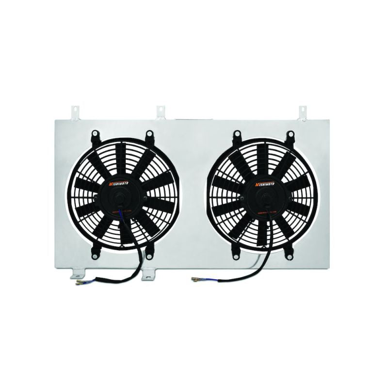 Mishimoto Aluminum Radiator Fan Shroud Kit (Silver) VQ35DE - Nissan 350Z 03-06