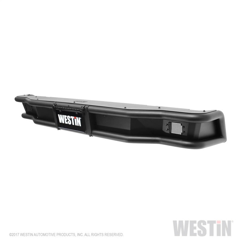 Westin 16-20 Toyota Tacoma Outlaw Rear Bumper - Textured Black