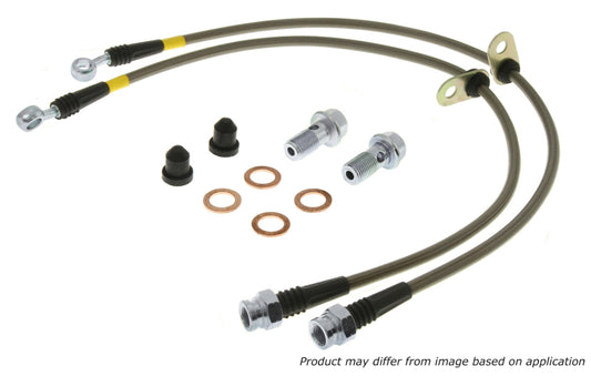 StopTech Stainless Steel Rear Brake Lines - BMW M3/M4 15-16