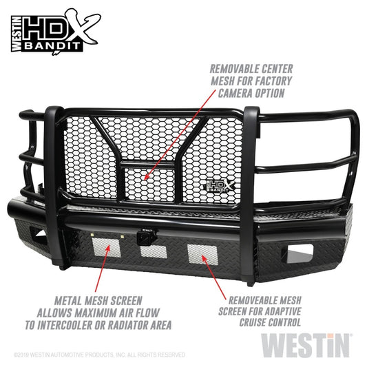 Westin/HDX Bandit 17-19 Ford F-250 / F-350 Front Bumper - Textured Black