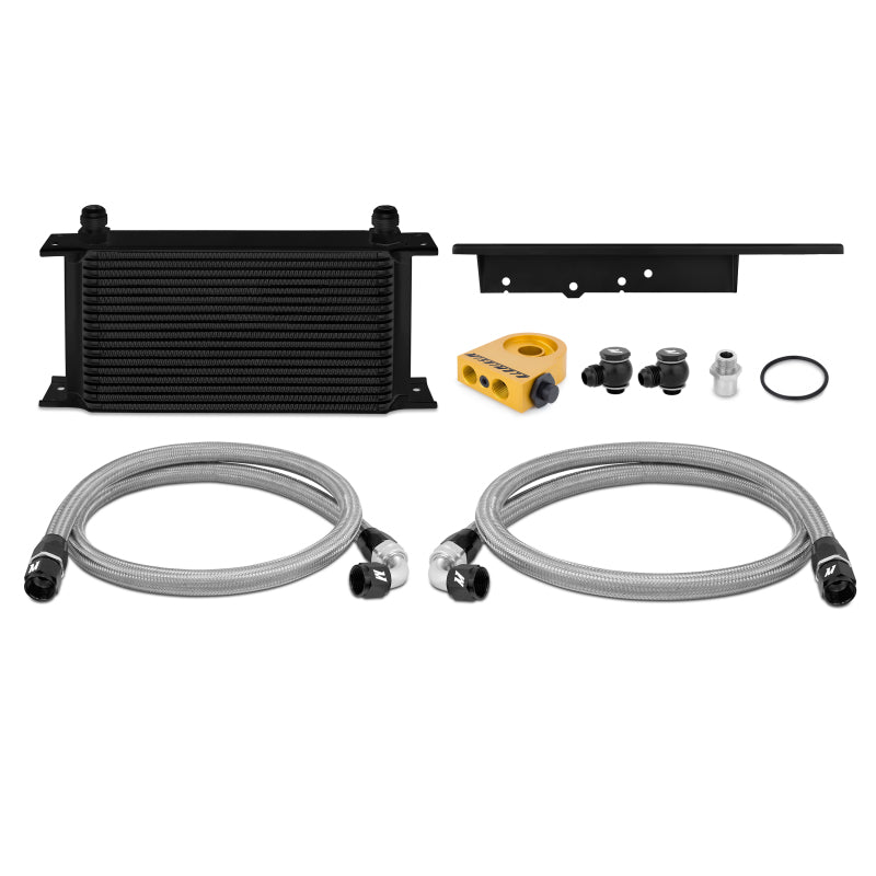 Mishimoto Thermostatic Oil Cooler Kit (Black) - Nissan 350Z / Infiniti G35