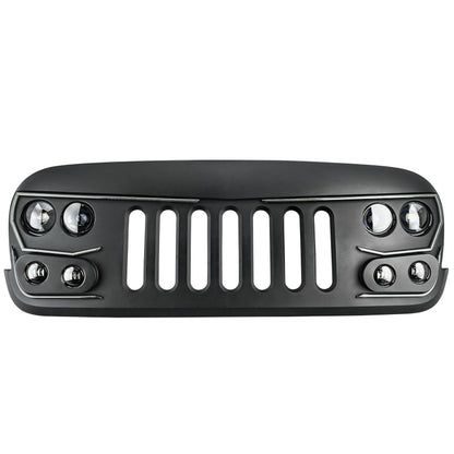 Oracle VECTOR Series Full LED Grille - Jeep Wrangler JK - NA