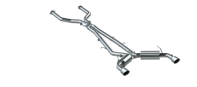 MBRP Pro Street Series 3" Cat-Back Exhaust System (Non-Resonated) - Infiniti Q50