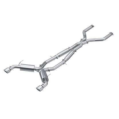 MBRP Pro Touring Series 3" Cat-Back Exhaust System (Resonated) - Infiniti Q50