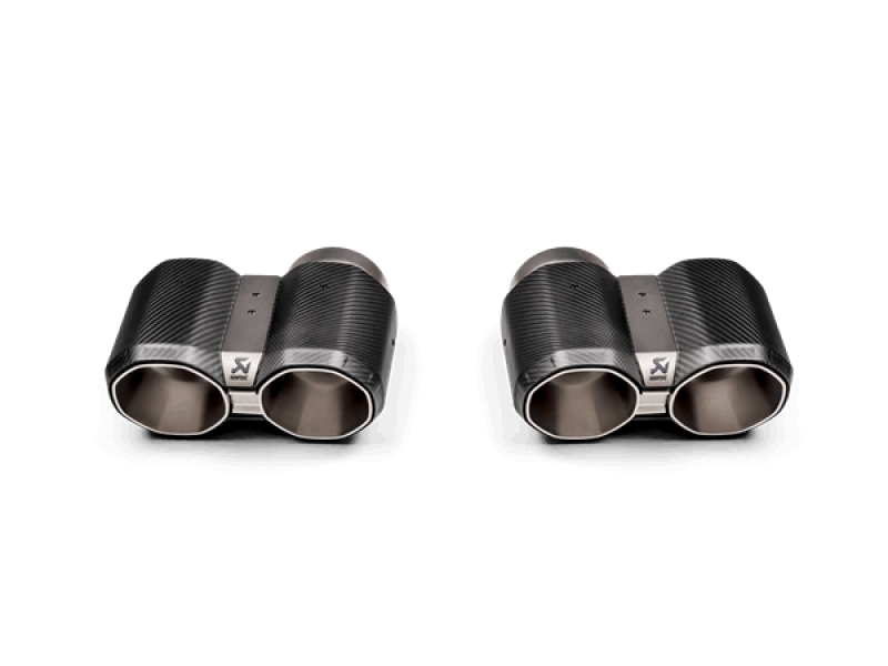 Akrapovic 2021+ BMW M3 (G80)/M4 (G82) Tail Pipe Set (Black Carbon)