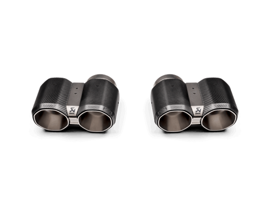 Akrapovic 2021+ BMW M3 (G80)/M4 (G82) Tail Pipe Set (Black Carbon)