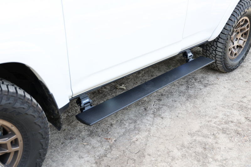 Go Rhino 14-23 Toyota 4Runner 4dr E-BOARD E1 Electric Running Board Kit (No Drill) - Tex. Blk