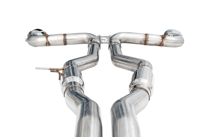 AWE 2020 Toyota Supra A90 Track Edition Exhaust - 5in Chrome Silver Tips