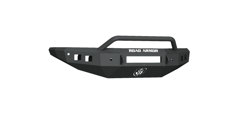 Road Armor 16-19 Nissan Titan Stealth Front Bumper w/Pre-Runner Guard - Tex Blk