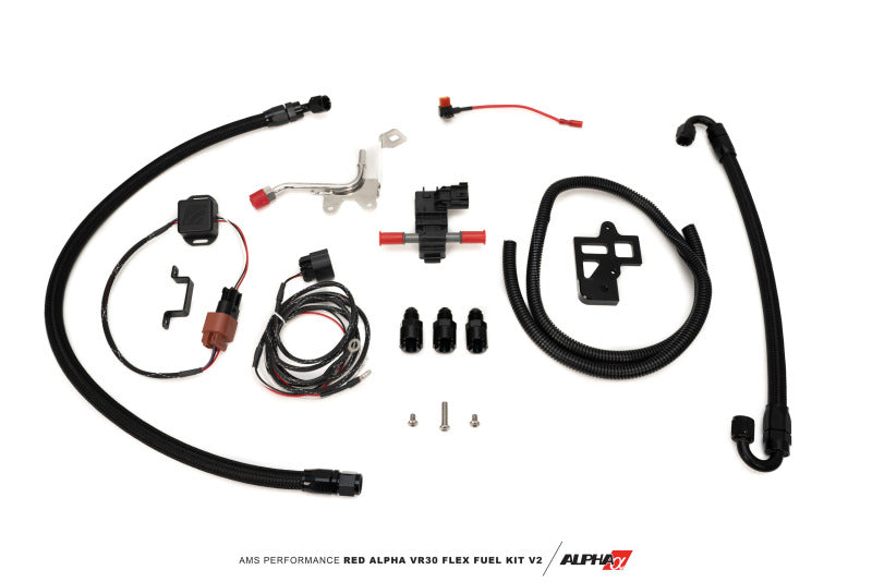 AMS Performance Red Alpha Flex Fuel Kit V2 - Infiniti Q50 / Q60 3.0T