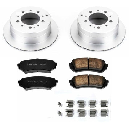 Power Stop 98-07 Lexus LX470 Rear Z17 Evolution Geomet Coated Brake Kit