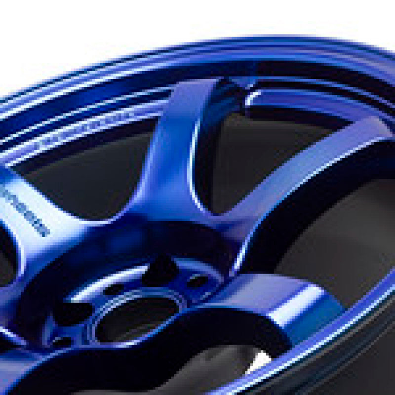 Gram Lights 57DR 19x10.5 +35 5-112 Spatta Blue